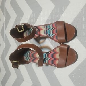 Brown sandals